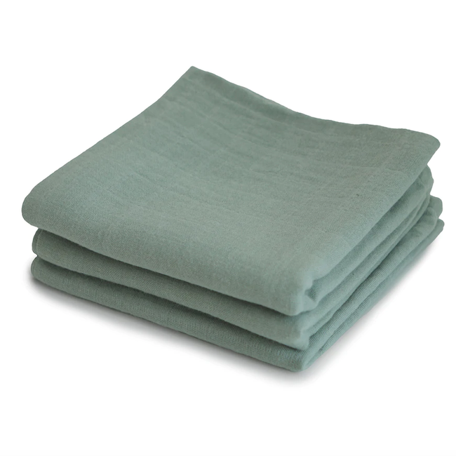 Organic Cotton Muslin Cloth - 3 Pack