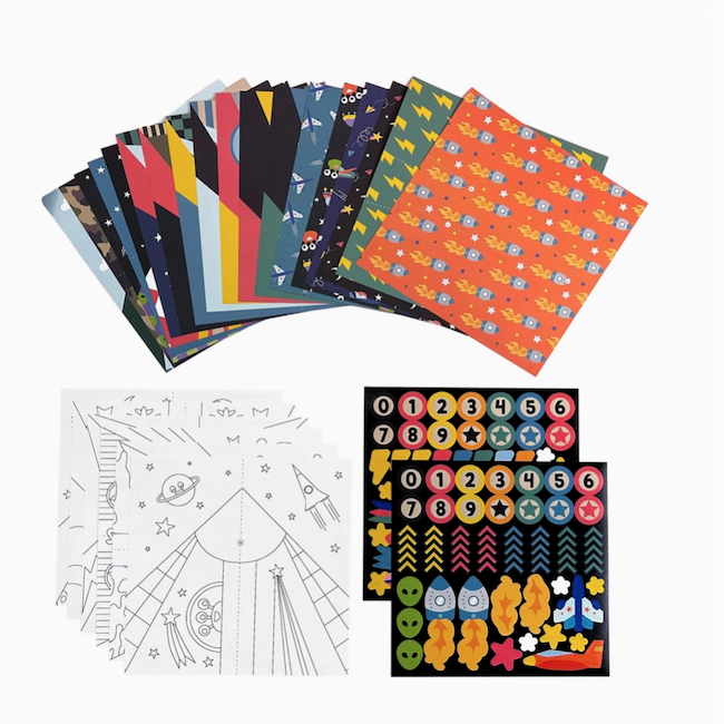 D.I.Y. Paper Air Planes Activity Kit - Set of 24 Designs