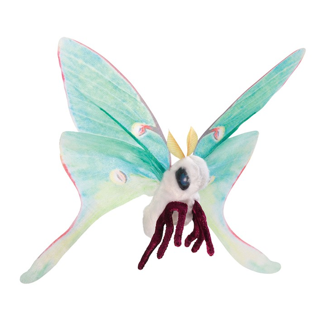 Mini Luna Moth Finger Puppet