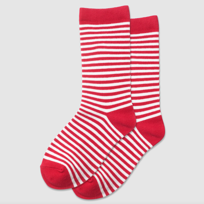 Holiday Stripe Crew Socks