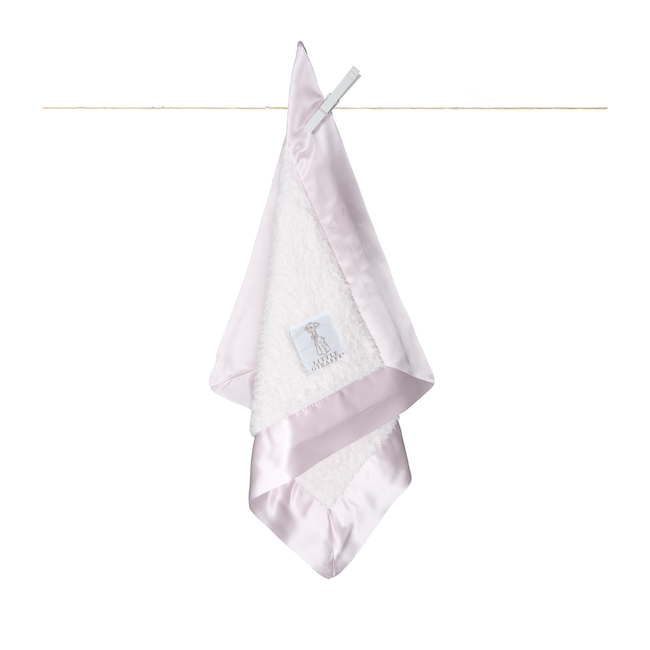 Little Giraffe Chenille Pink Blanky
