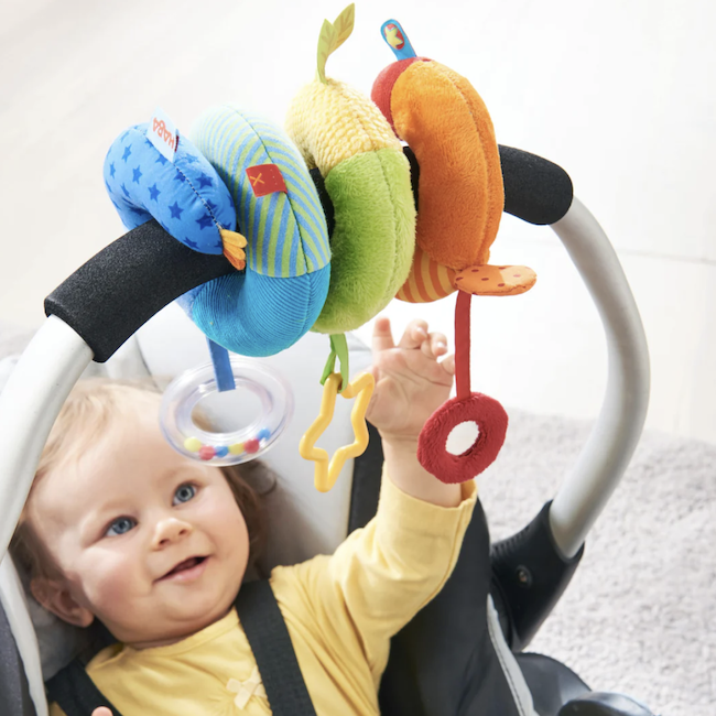 Rainbow Activity Spiral Stroller Toy