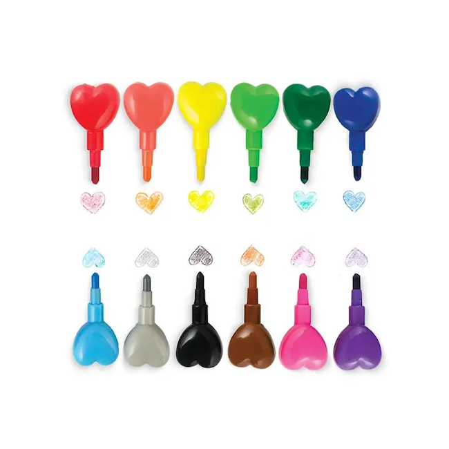 Heart To Heart Stacking Crayons