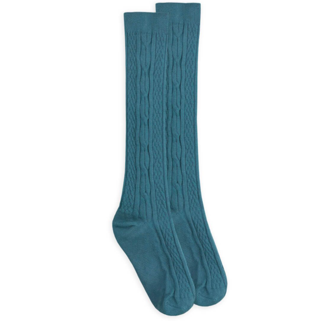 Cable Knee High Socks