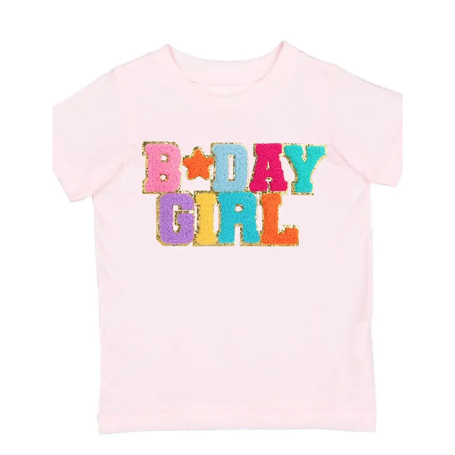 Birthday Girl Short Sleeve Patch T-Shirt