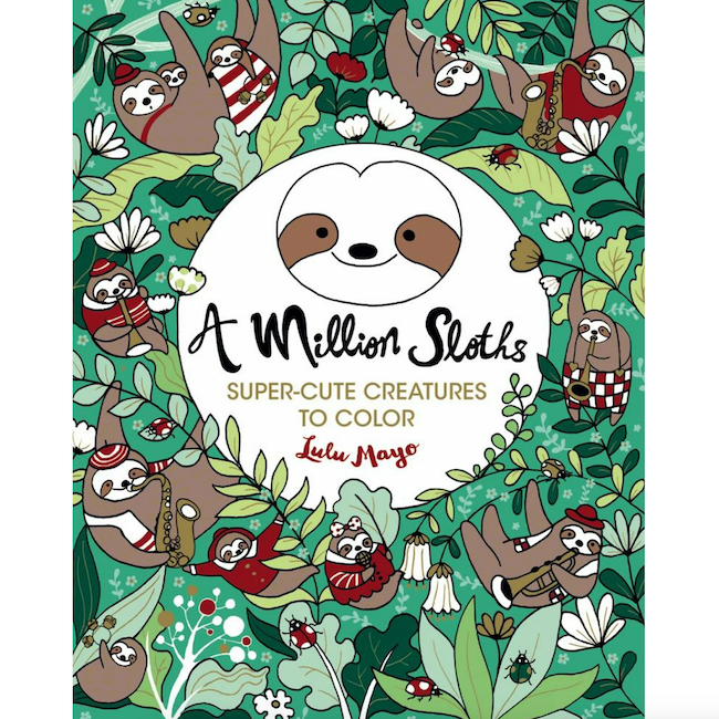 A Million Sloths Coloring Book