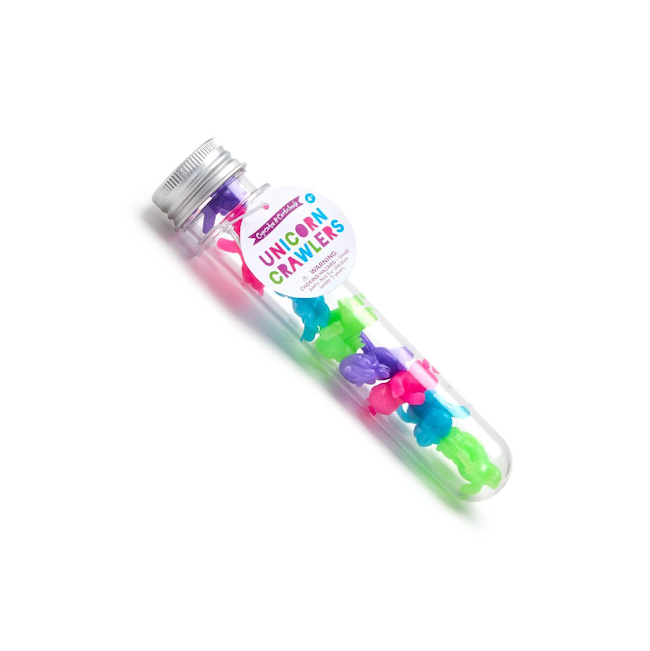 Rainbow Unicorn Window Walkers in Test Tube - Set of 8