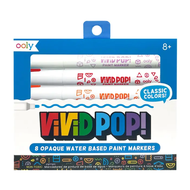 Vivid Pop! Water-Based Paint Markers