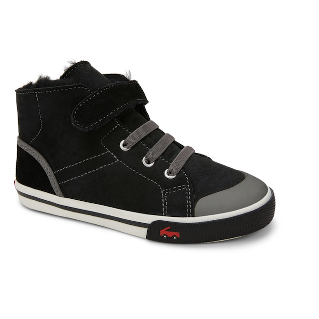 Devon Black Shearling