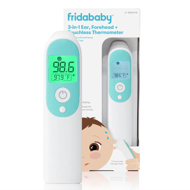 3-in-1 Ear, Forehead + Touchless Infrared Thermometer