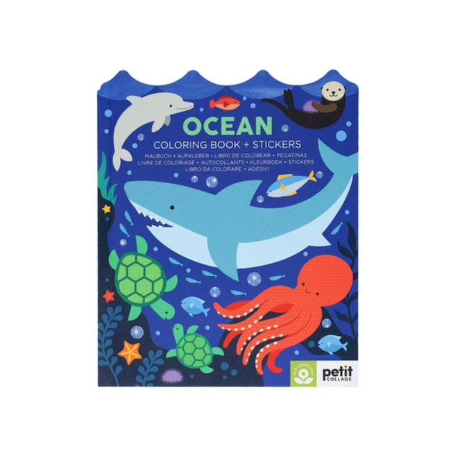 Coloring Book with Stickers