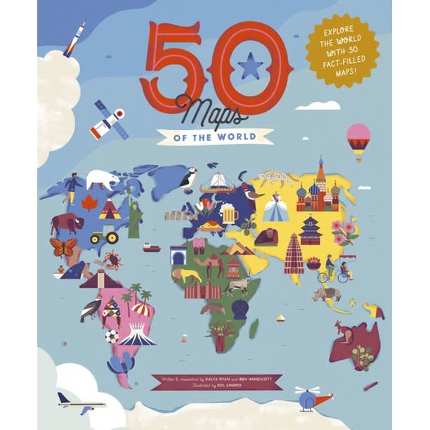 50 Maps Of The World: Explore The Globe With 50 Facts