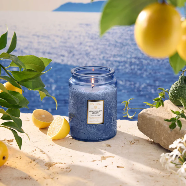 Mediterranean Lemon Large Jar Candle