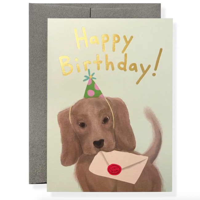 Dog Birthday Greeting Card