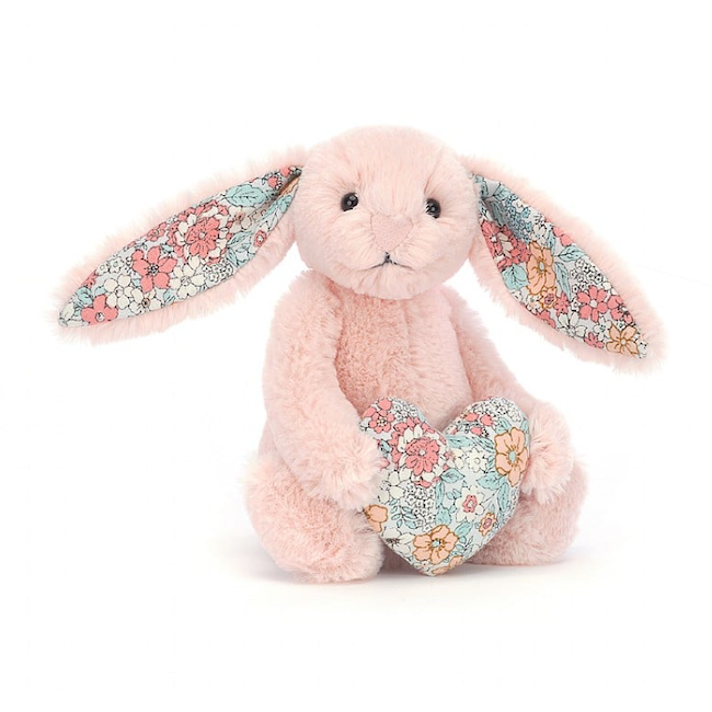 Blossom Heart Blush Bunny H6"xW3"