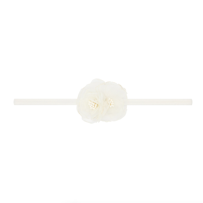 Flower Skinny Soft Nylon Headband