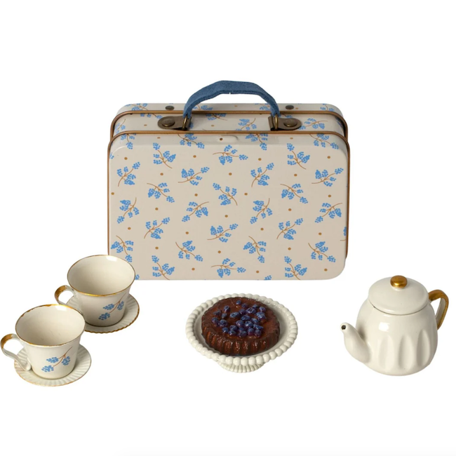 Afternoon Treat, Mouse- Blue Madelaine