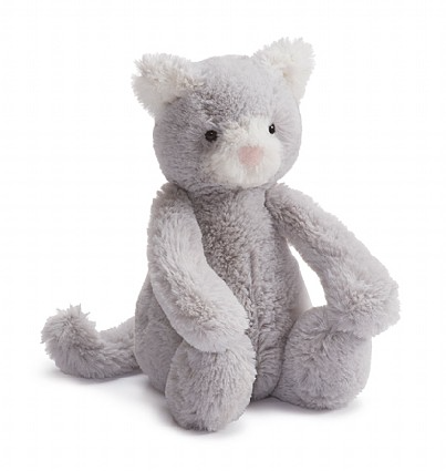 Bashful Small Grey Kitty