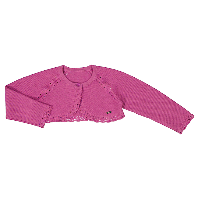 Baby Cropped Knit Cardigan