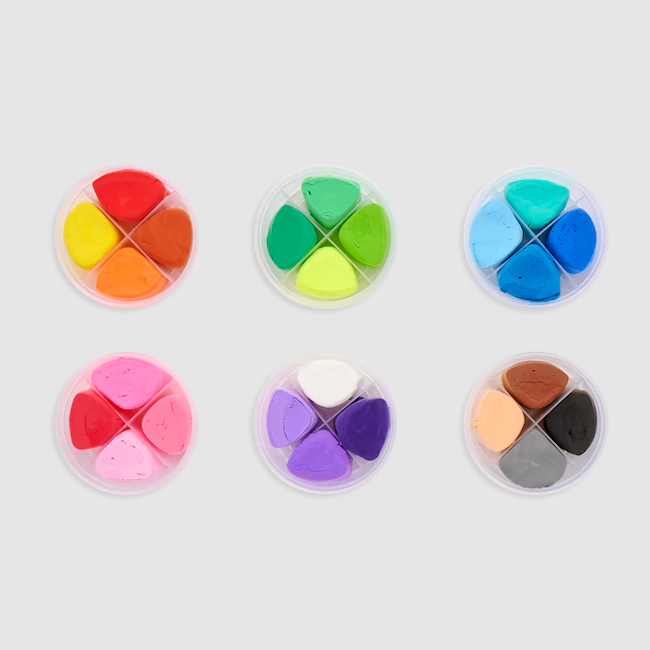 Creatibles D.I.Y. Air Dry Clay Kit Set Of 24 Colors