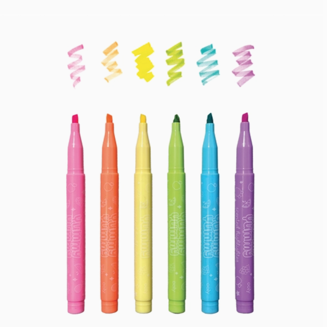 Yummy Yummy Scented Highlighters - Set of 6
