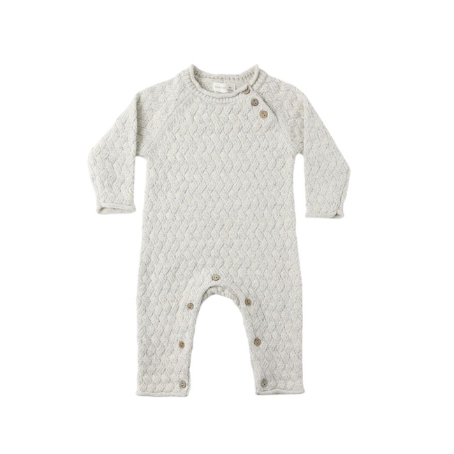 Cozy Heather Knit Jumpsuit