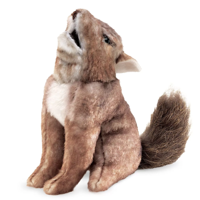 Mini Coyote Finger Puppet