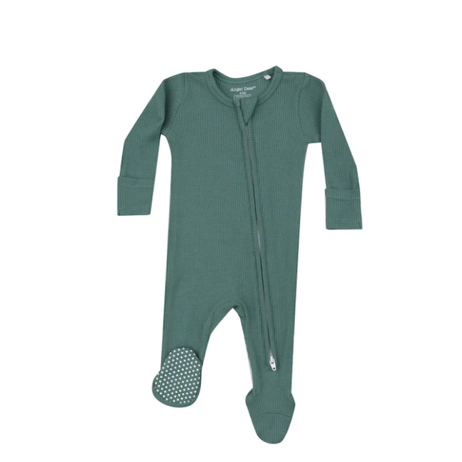 Ribbed - 2 Way Zipper Footie