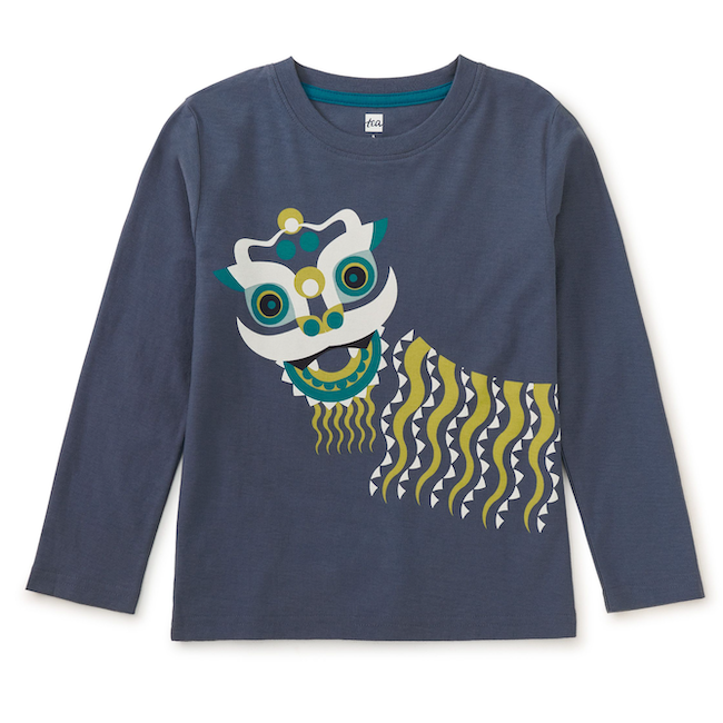 New Years Lion Double Sided Tee
