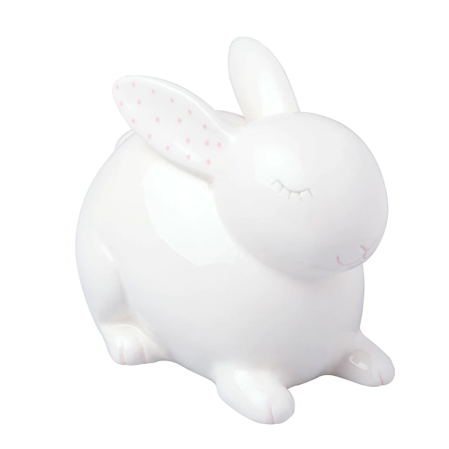 Ceramic Bunny Money Bank