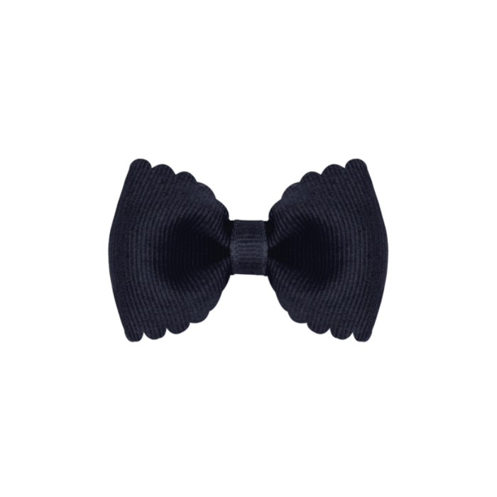 Tiny Scalloped Edge Grosgrain Bowtie