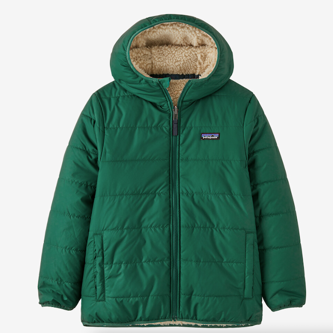 Kids' Reversible Ready Freddy Hoody in Conifer Green