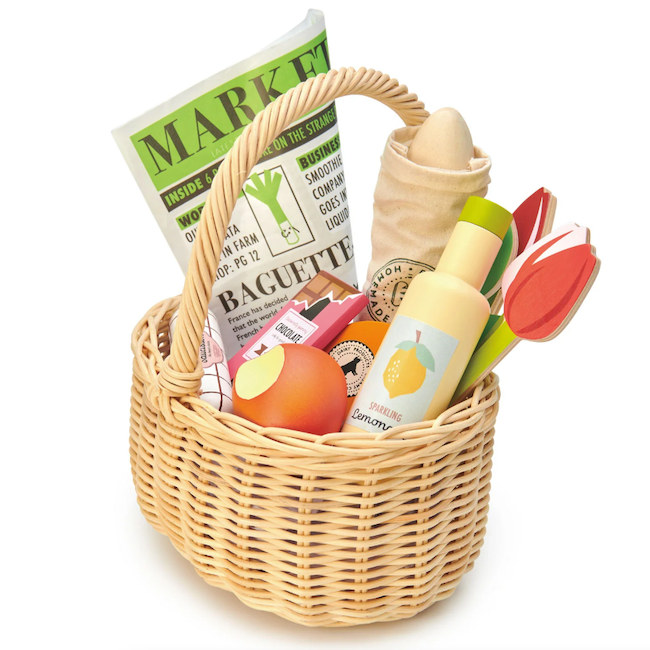 Wicker Shopping Basket