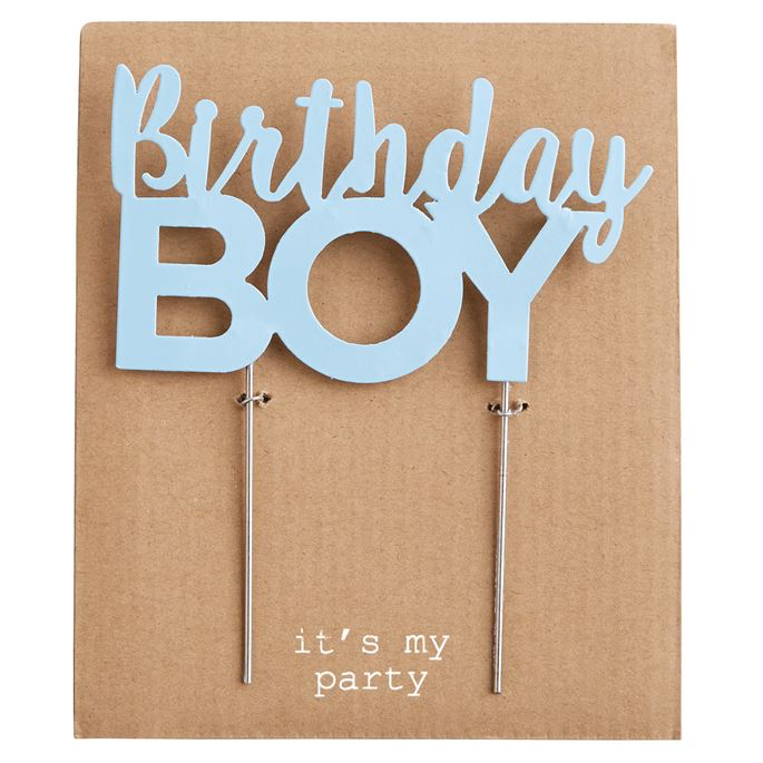 Birthday Boy Cake Topper