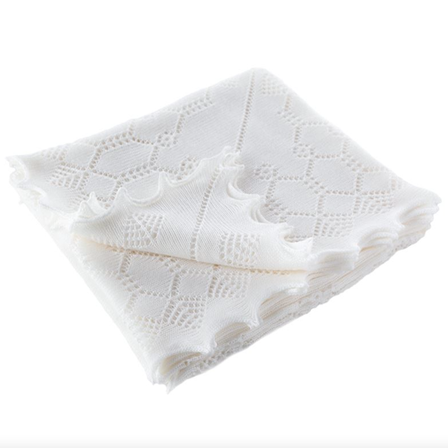 Elegant Soft Wool Baby Blanket