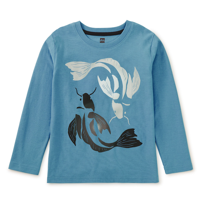 Koi Fish Yin Yang Graphic Tee