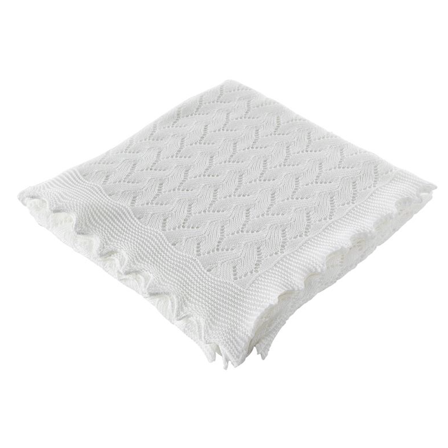 Lacy Cotton Baby Blanket