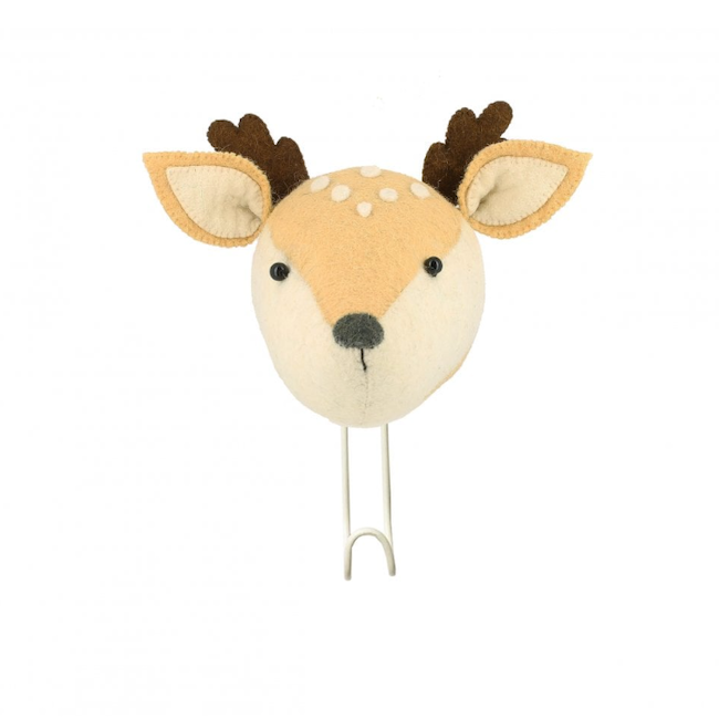 Baby Deer Head Coat Hook