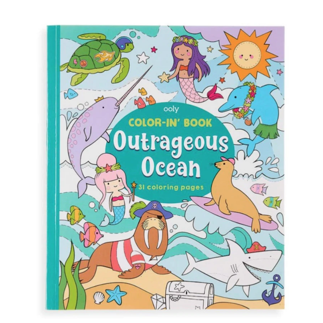 Outrageous Ocean Coloring Book