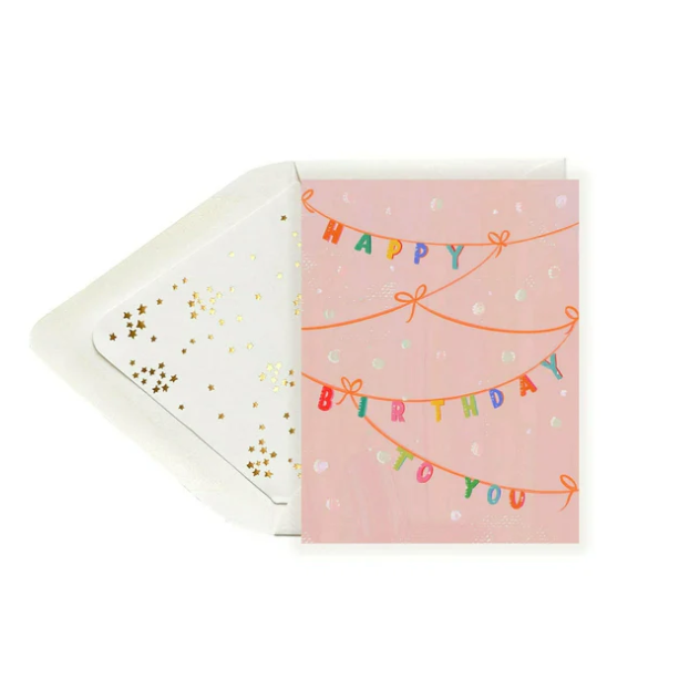 Happy Birthday Banner Card