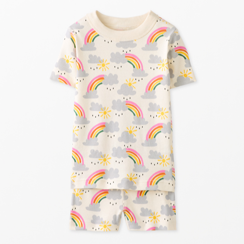 Kids Short john Pajama Set