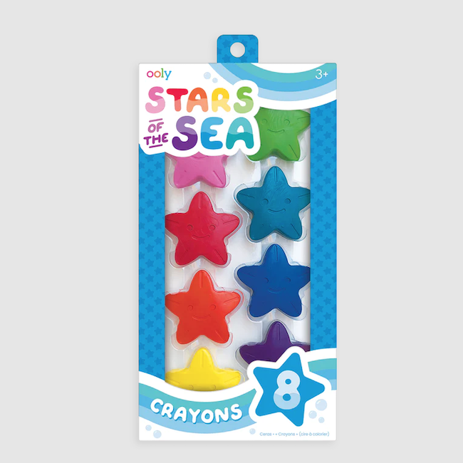 Stars Of The Sea Crayons - Set Of 8