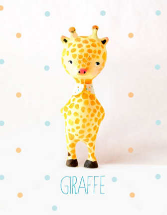 Paper Mache Giraffe Boy