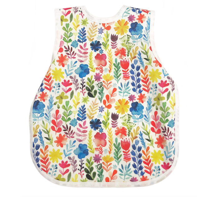 Rainbow Watercolor Floral Bapron