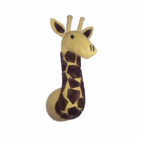 Mini Giraffe Head Wall Mount