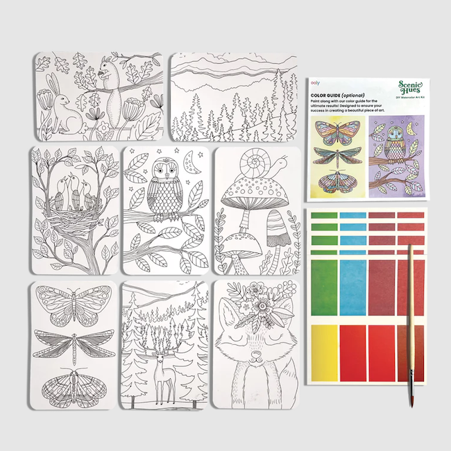 Scenic Hues D.I.Y. Watercolor Art Kit - Forest Adventure