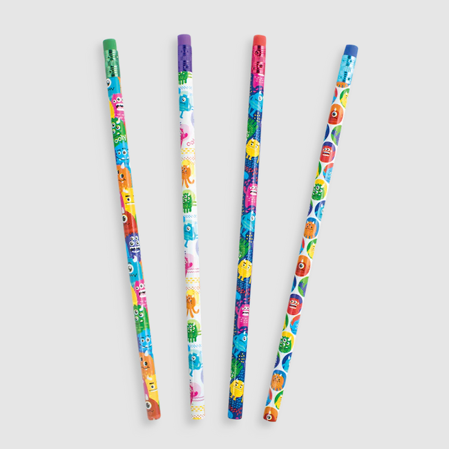 Monster Graphite Pencils Set Of 12