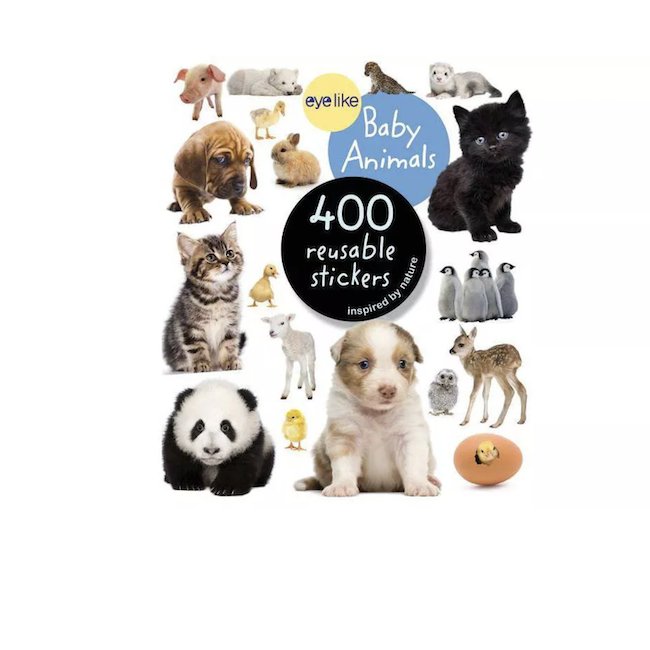 Eyelike Stickers Baby Animals