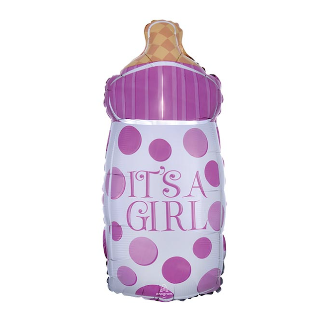 It's A Girl Bottle Standard Shape 23"