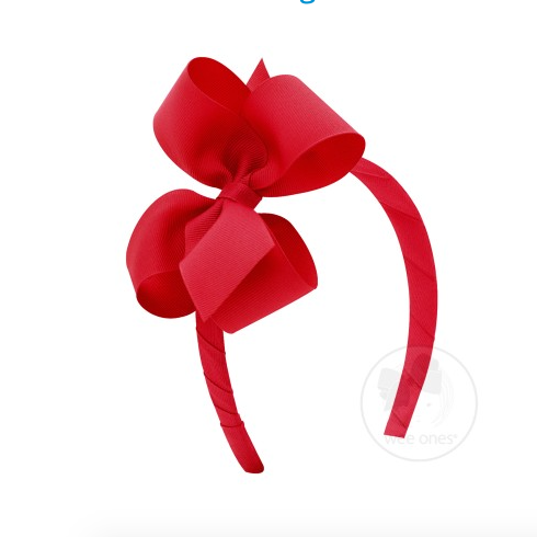 Small Grosgrain Headbands With Bow